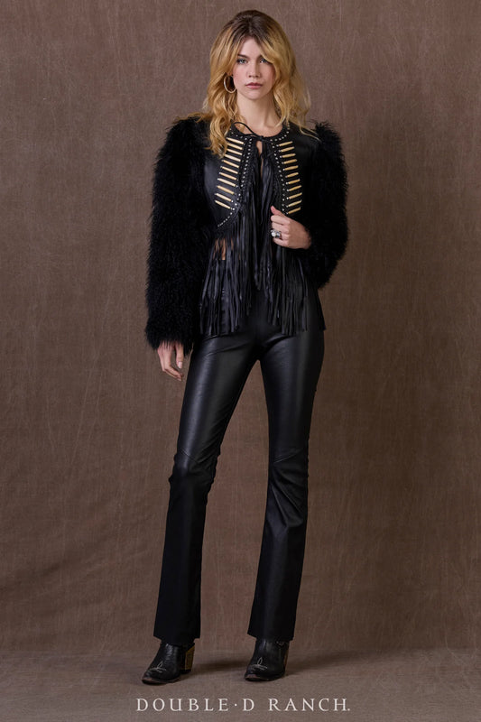 Vegas Woolie Jacket by Double D Ranch - Black