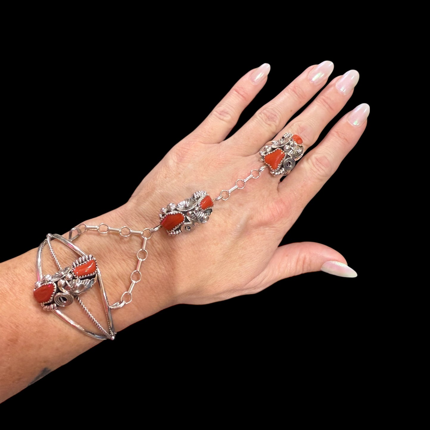 Coral Slave Bracelet