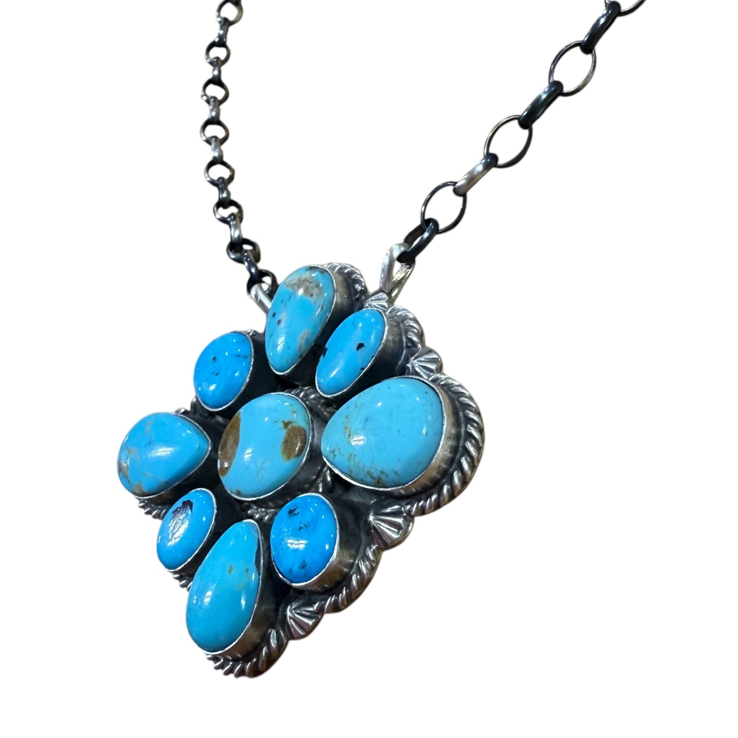 16" Kingman Cluster Necklace Elouise Kee