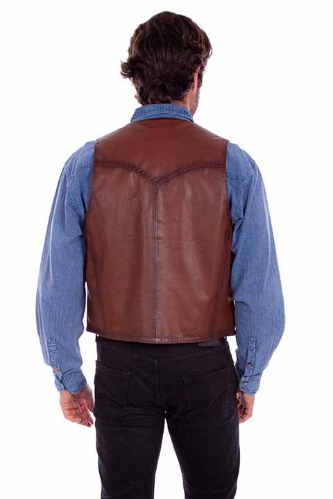 The Charlie Leather Vest