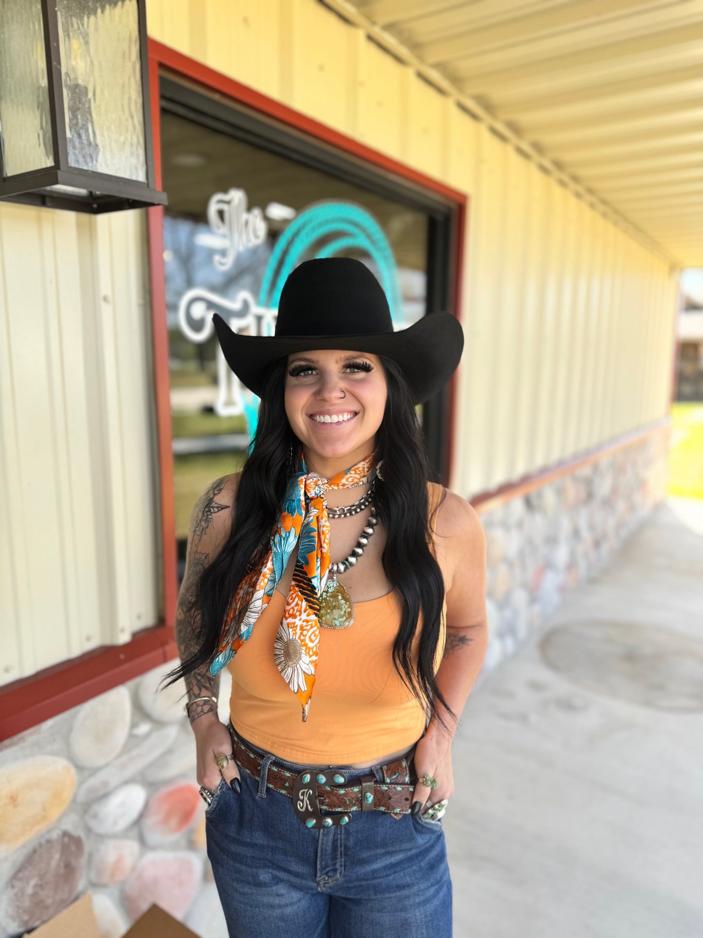 The Trailblazer – 4X Black Cowboy Hat (Minnick Crease, Unisex)