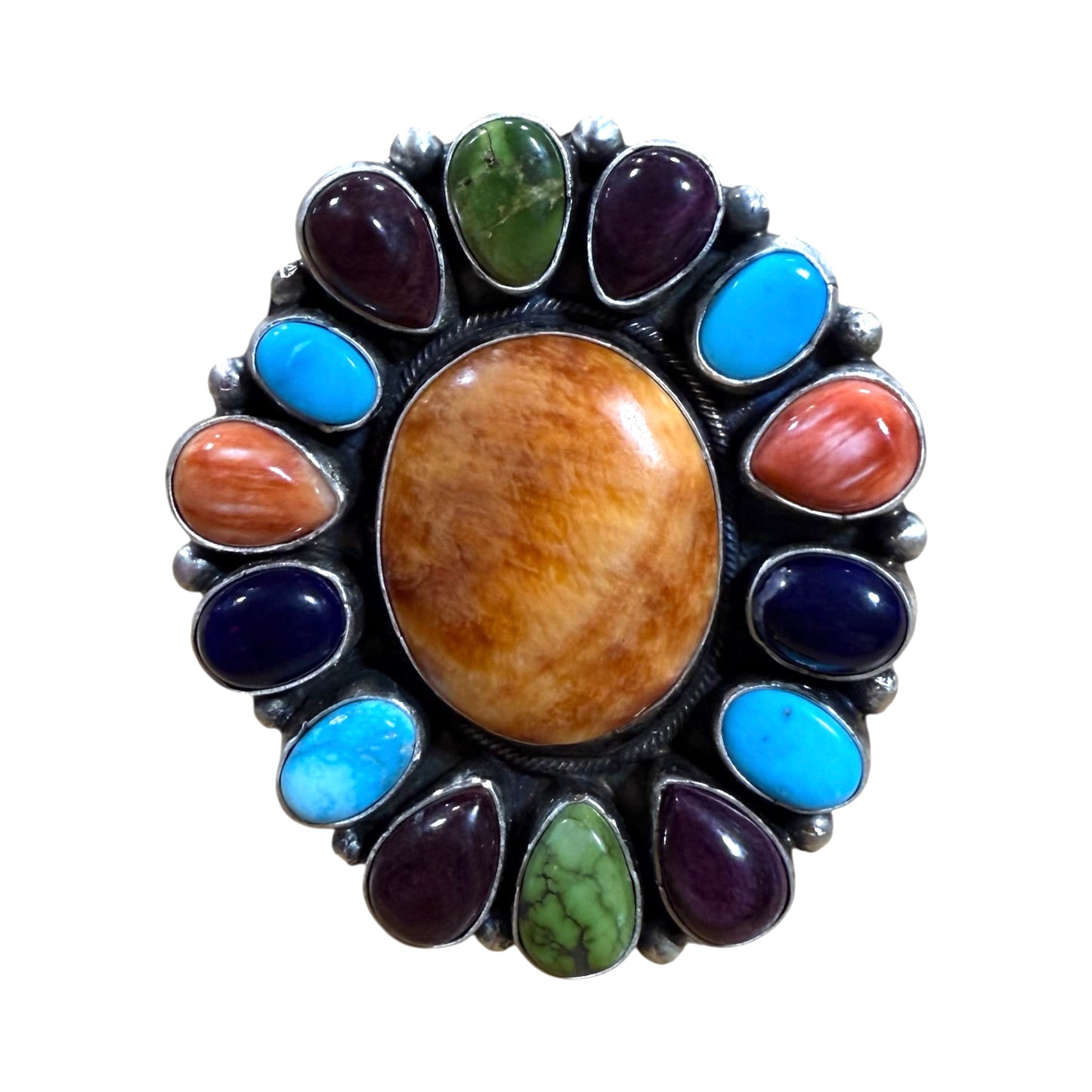 Mixed Stone Cluster Ring SZ 8 Ella Peters