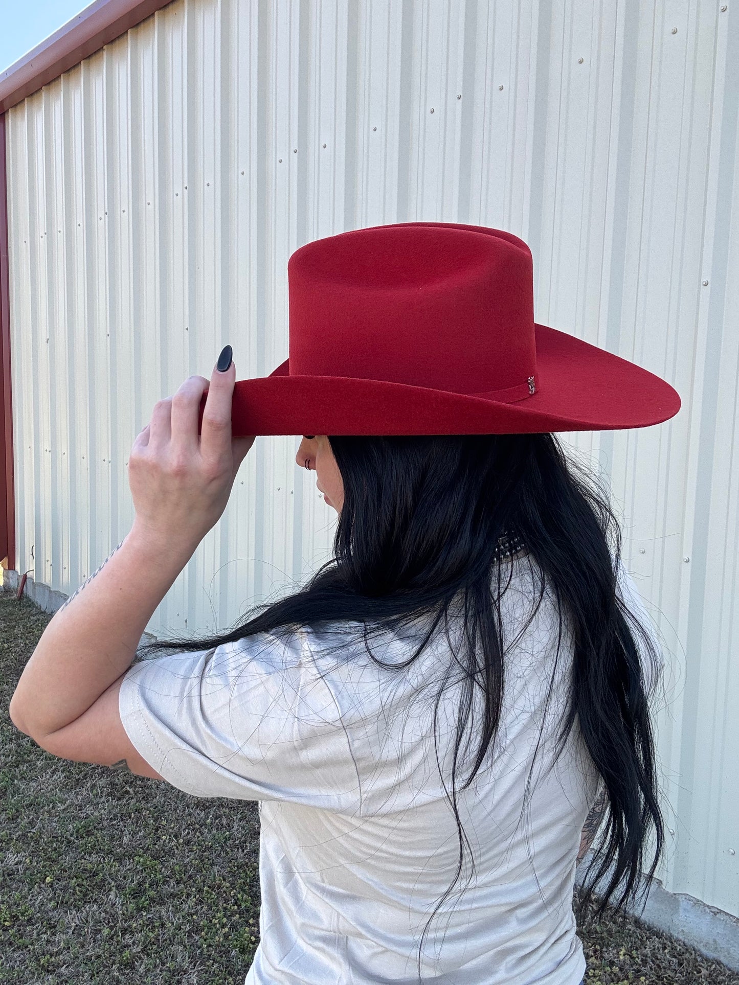 The Trailblazer – 4X Red Cowboy Hat (Unisex)