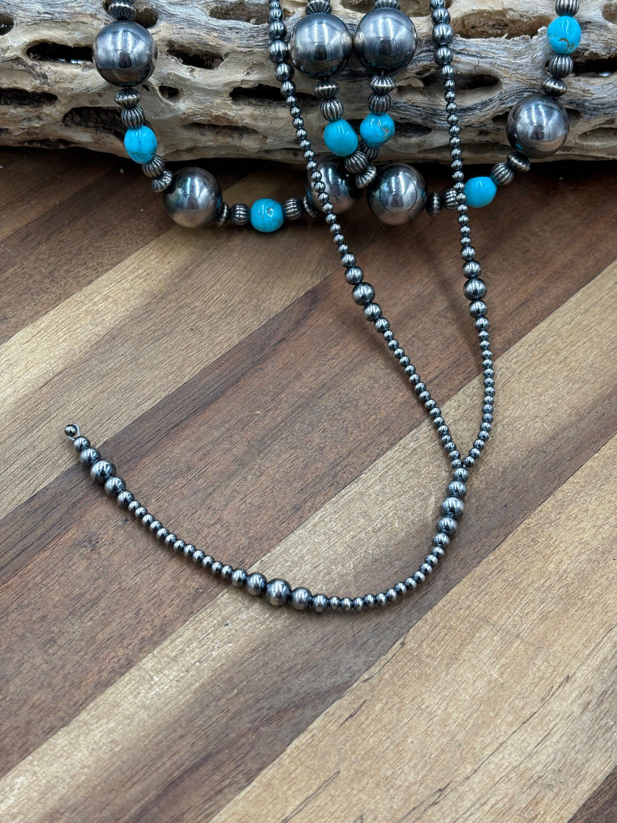 20” 3-6mm #911-28 Sterling Pearls Y Lariat Necklace