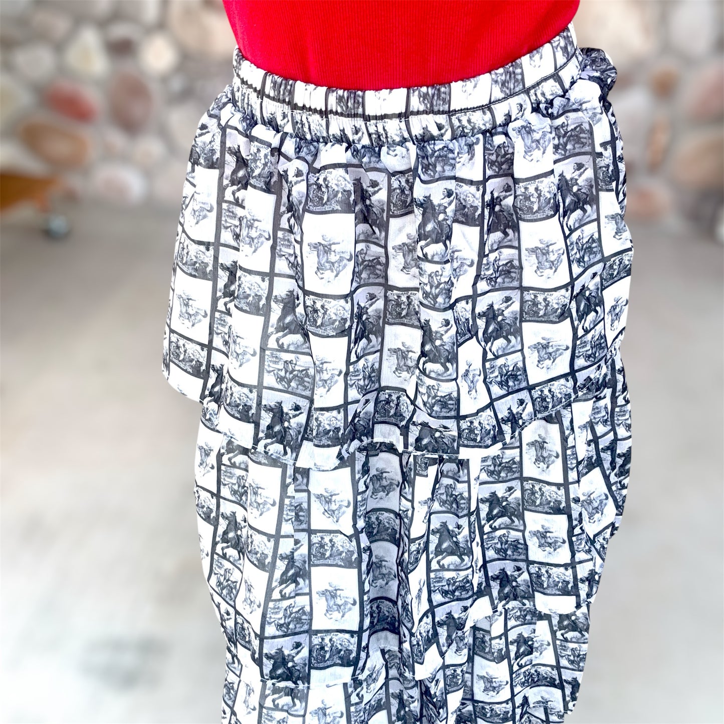 Ranch Romance Tiered Skirt
