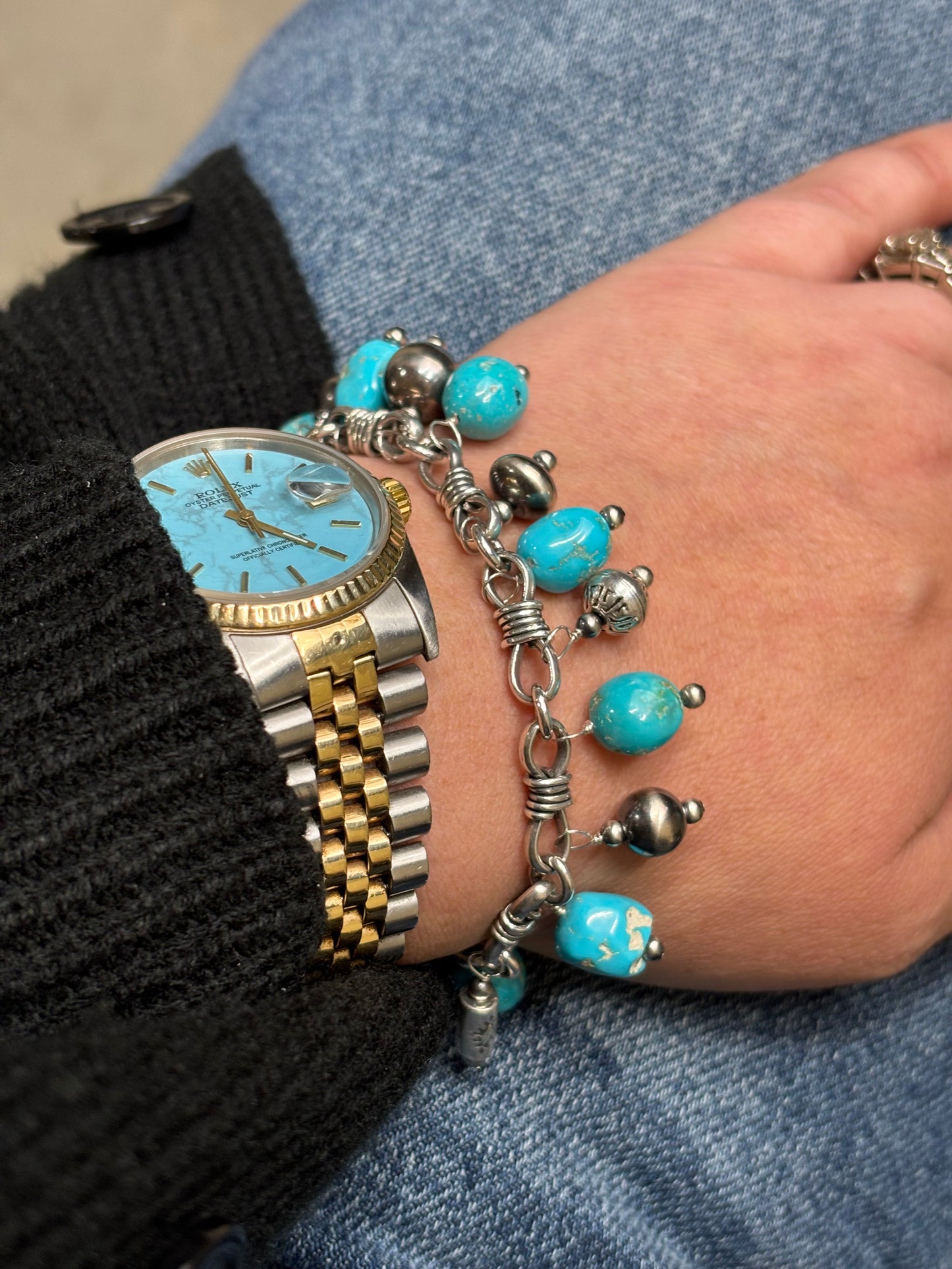 Turquoise Charm Bracelet