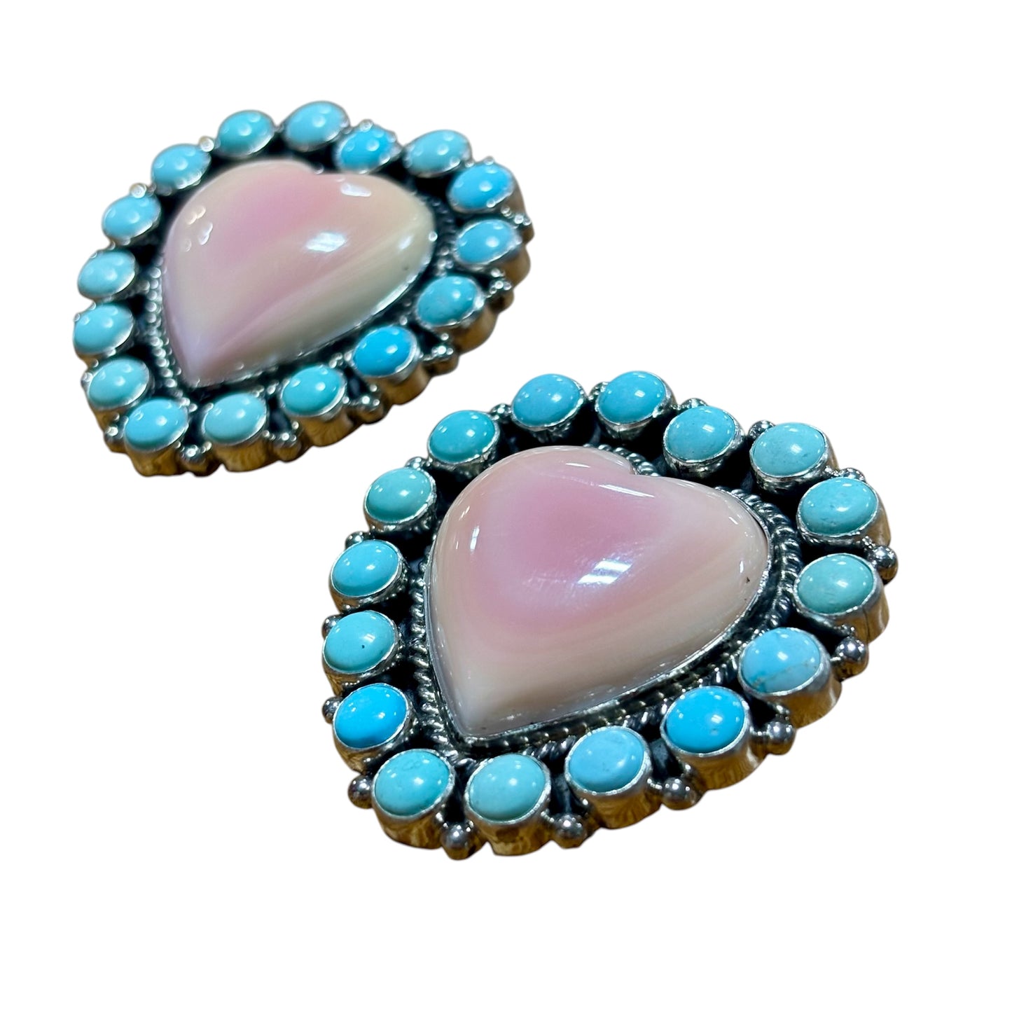 Pink Conch Heart Set