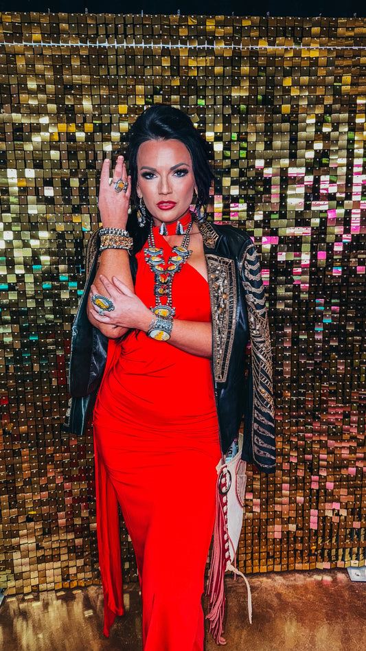 Scully Black With Bronze Beaded Embellished Jacket