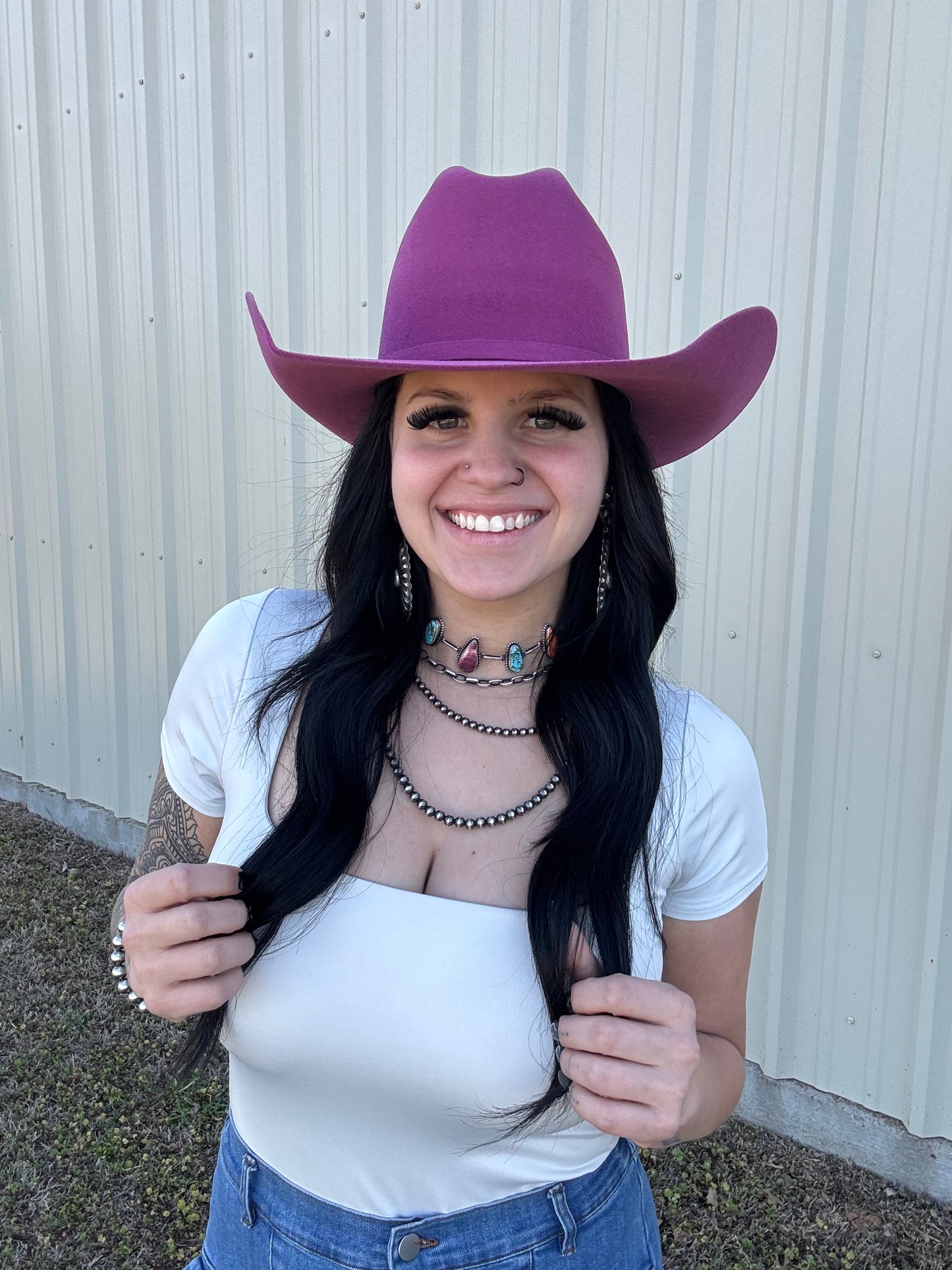 The Trailblazer – 4X Mauve Fuchsia Cowboy Hat (Unisex)