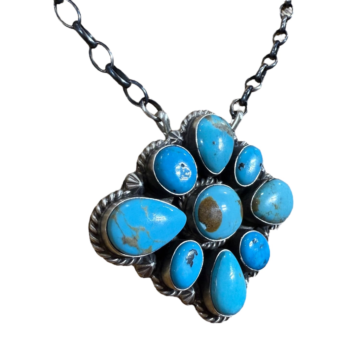 16" Kingman Cluster Necklace Elouise Kee