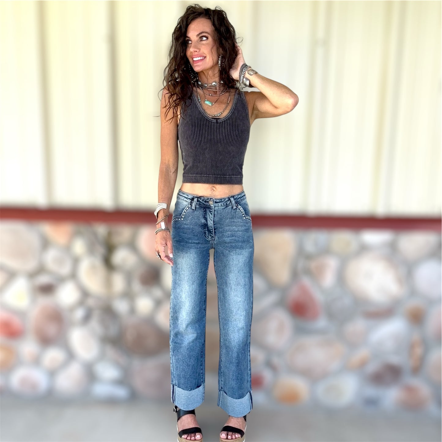 Canyon Crest Crop Jeans