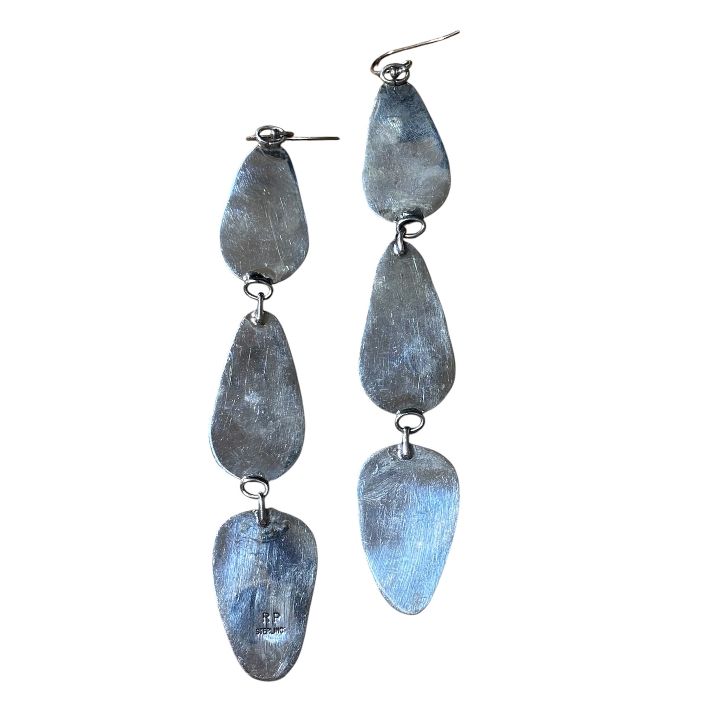 White Buffalo Dangle Earrings