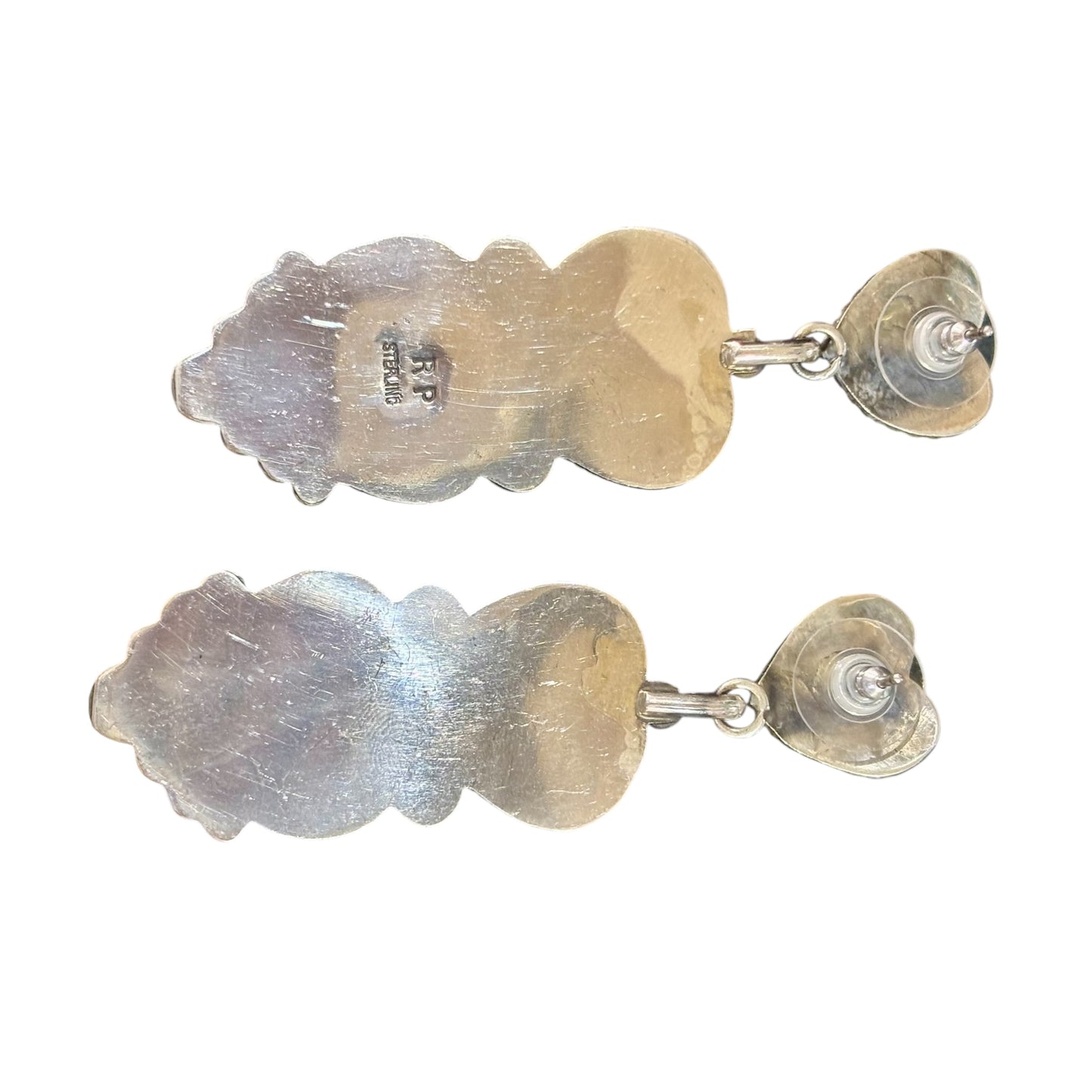 Wild Horse Heart Dangle Earrings By RP