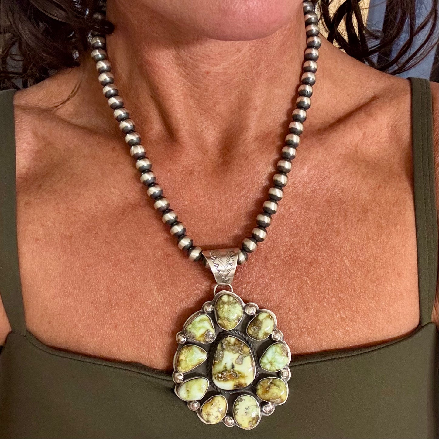Palomino Cluster Pendant by Boyd Ashley