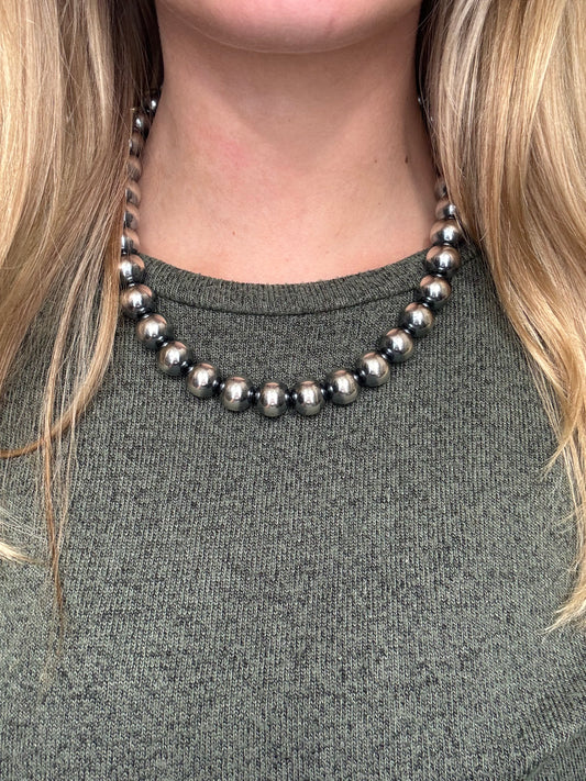 20” 14mm #911-29 Sterling Pearls Necklace