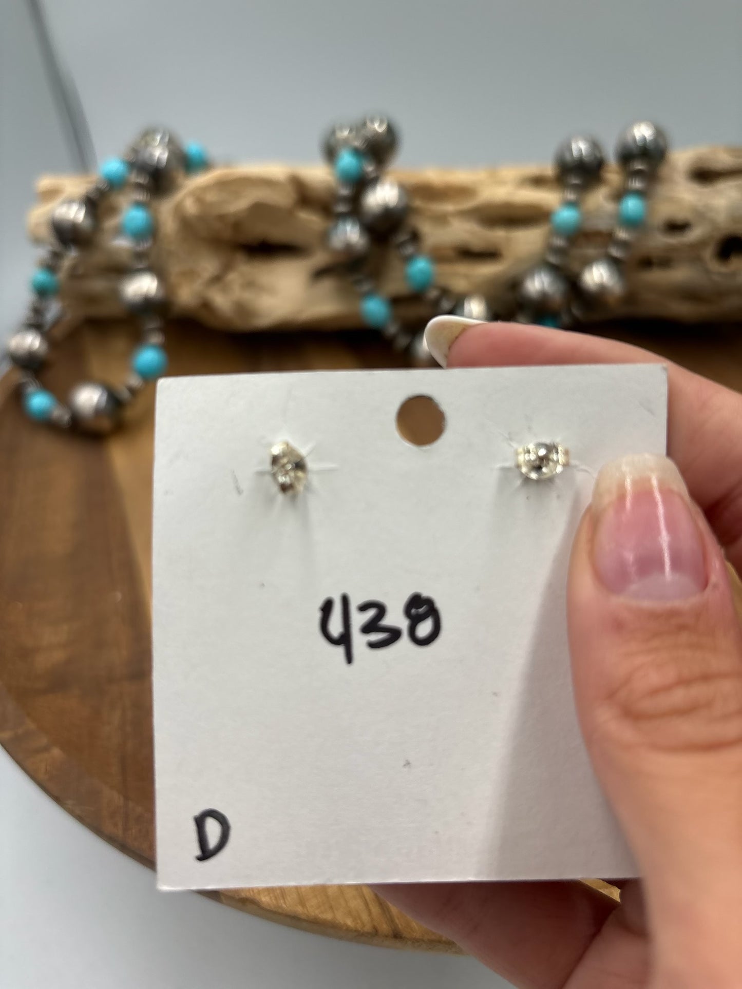 Mine #8 #812-11D Earrings by Chassity Belone, Navajo