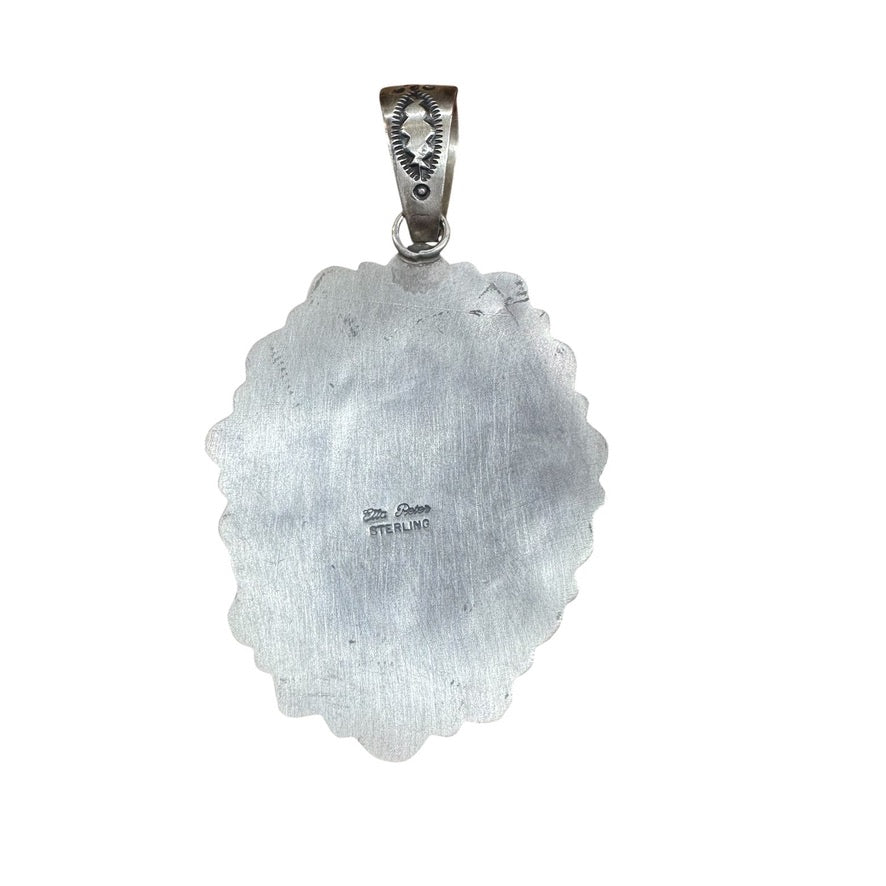 Golden Hills Oval Pendant by Ella Peters