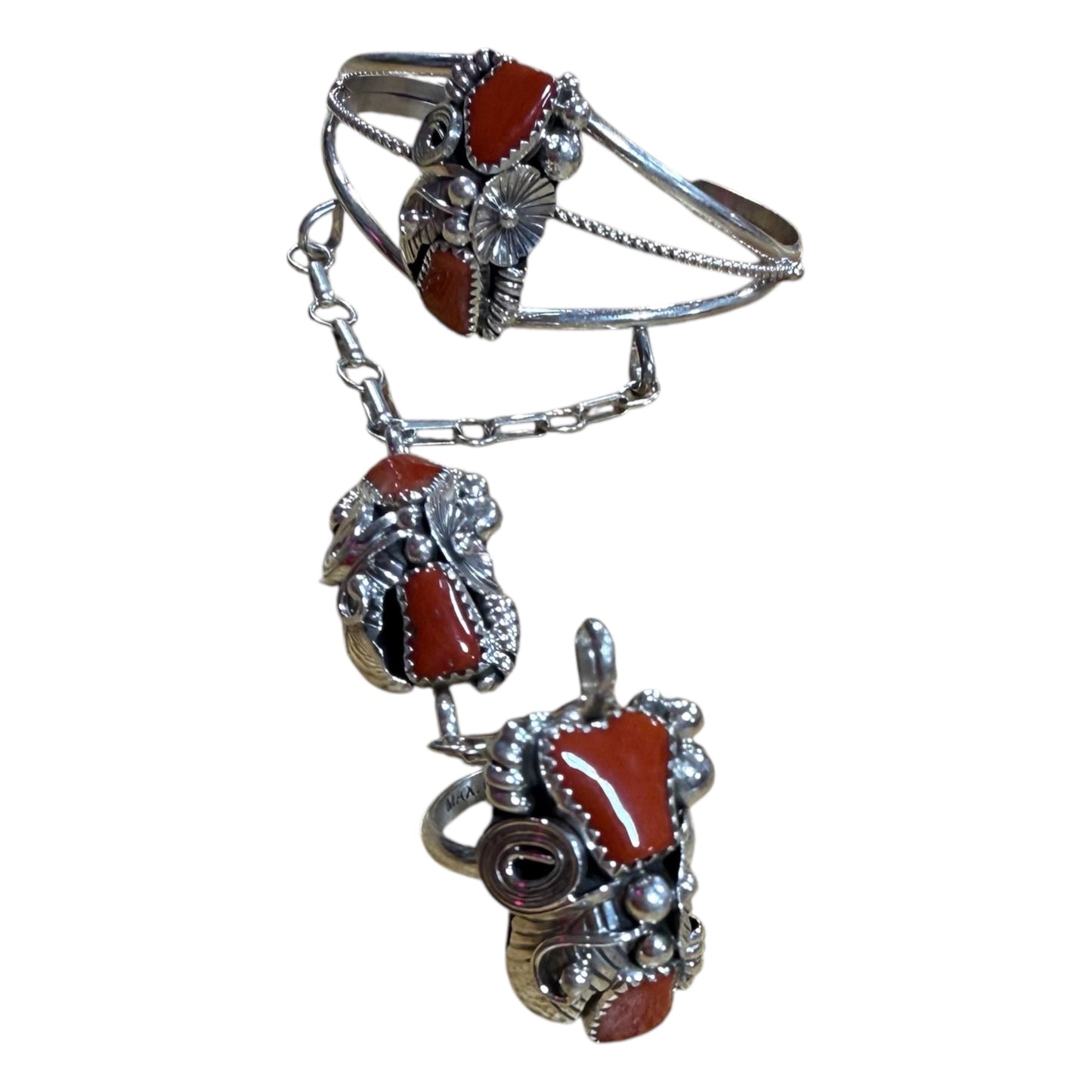 Coral Slave Bracelet