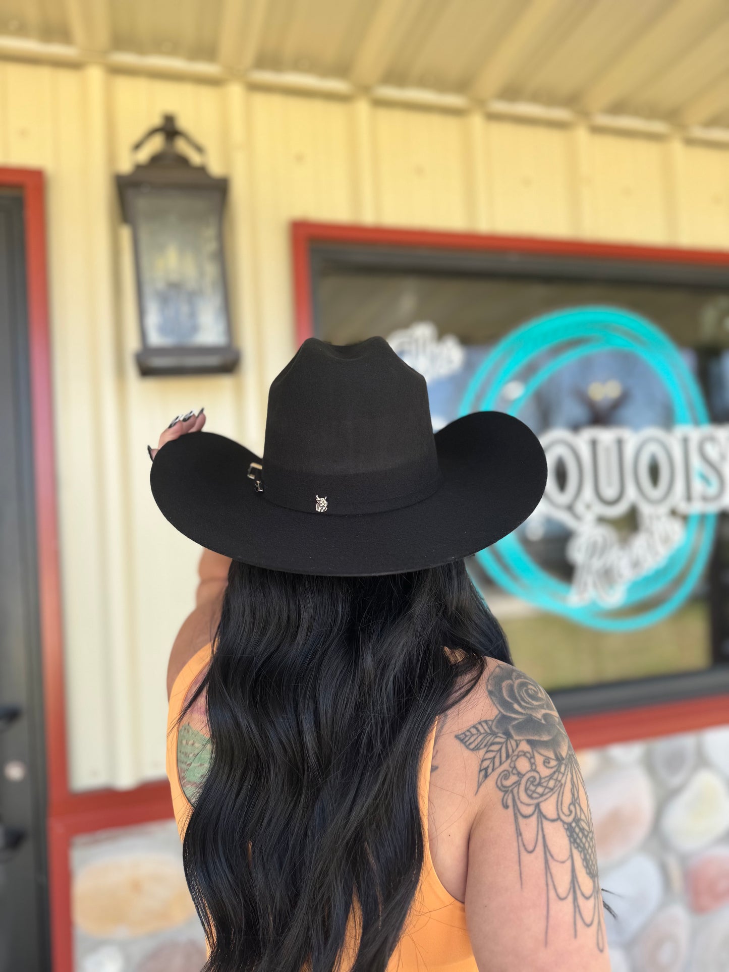 The Trailblazer – 4X Black Cowboy Hat (Minnick Crease, Unisex)