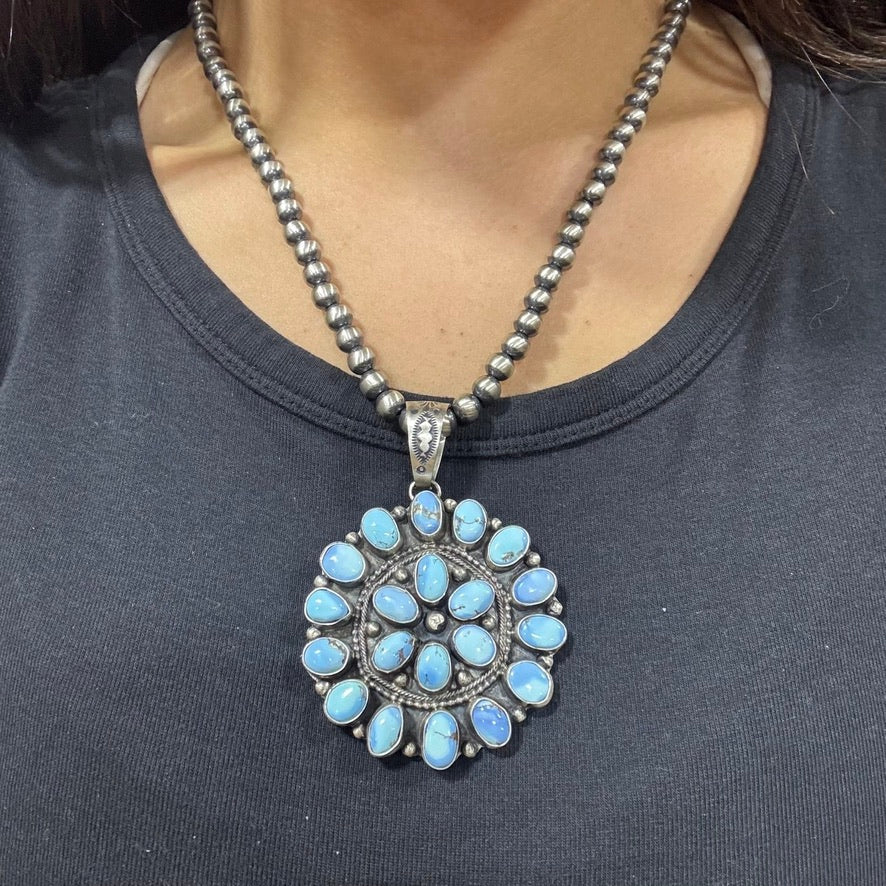 Golden Hills Cluster Pendant by Ella Peters