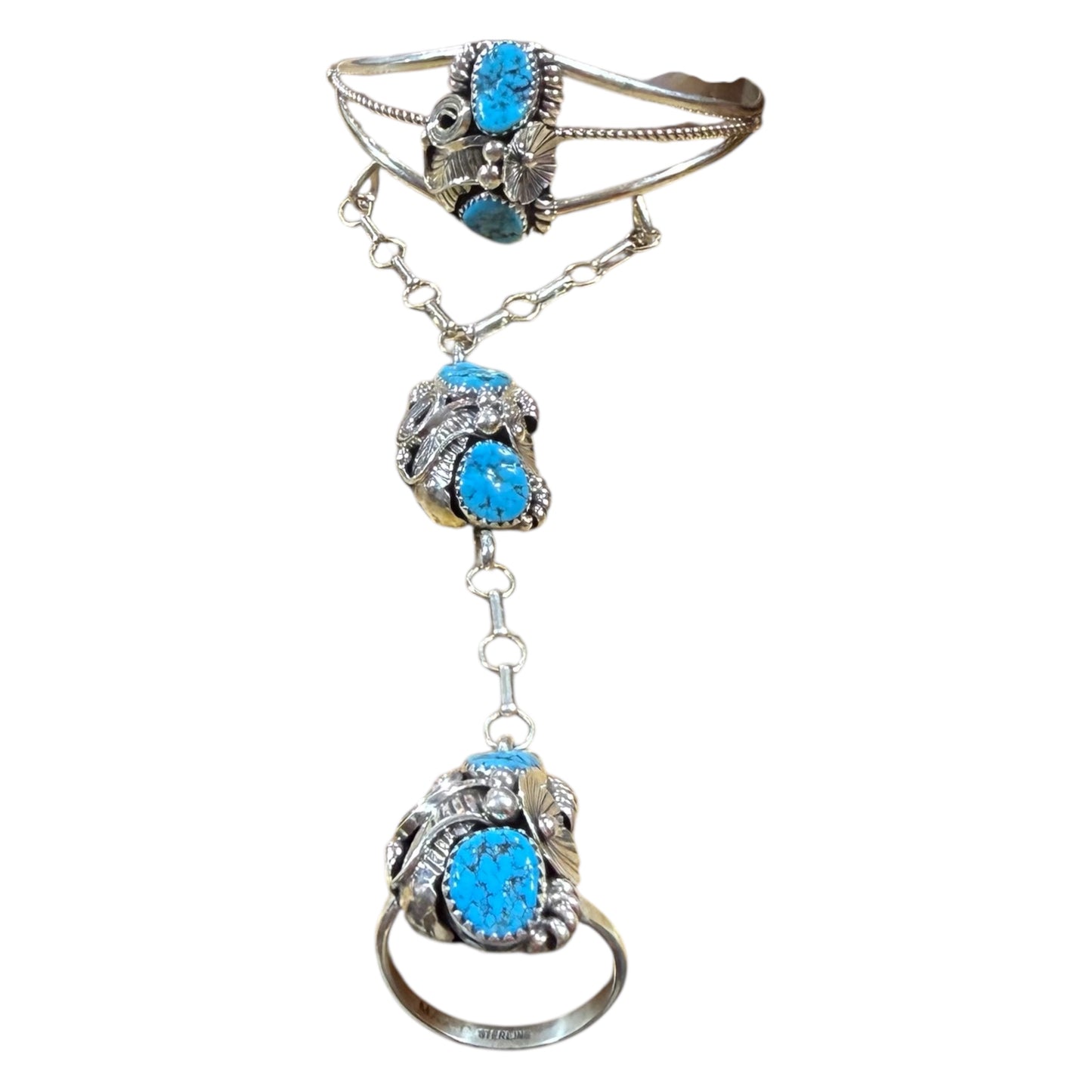 Kingman Turquoise Slave Bracelet