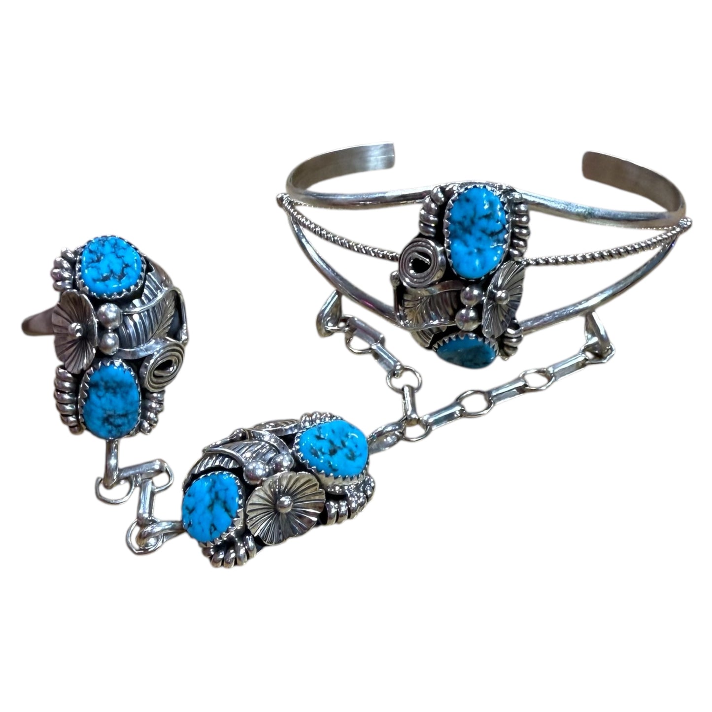 Kingman Turquoise Slave Bracelet