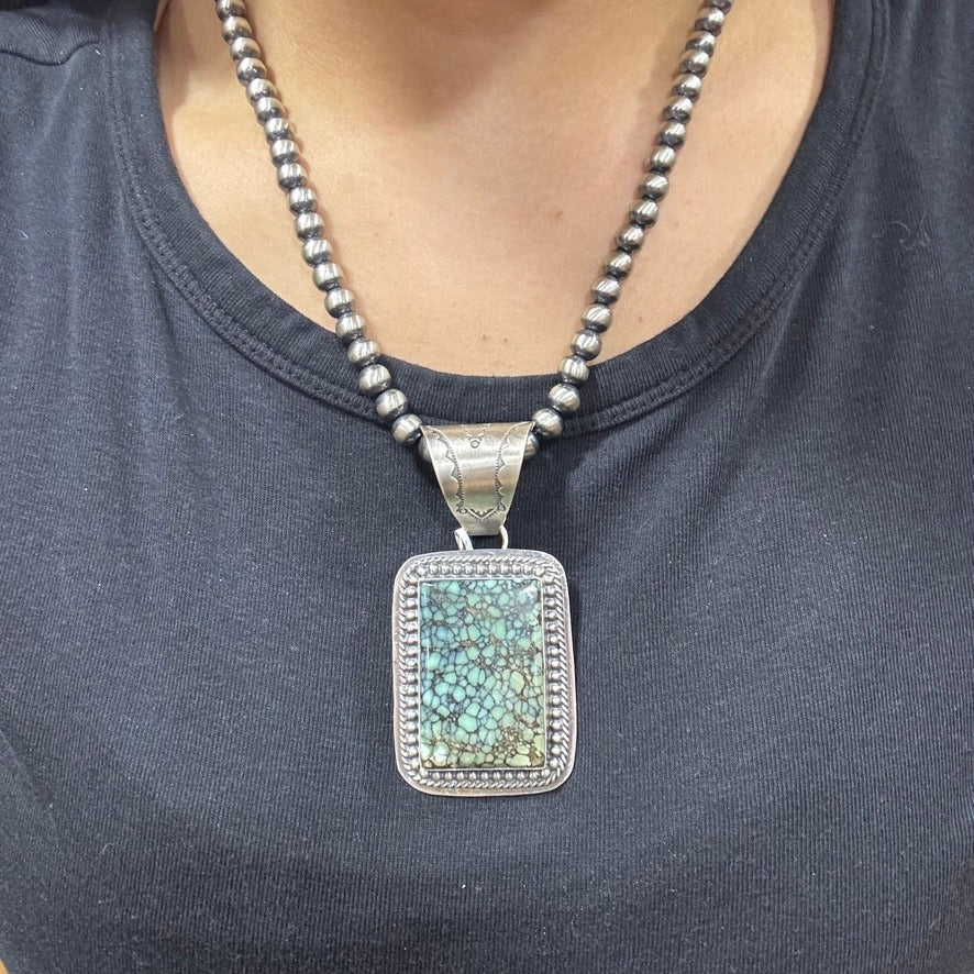 Tree Frog Pendant by Lial Piaso, Navajo