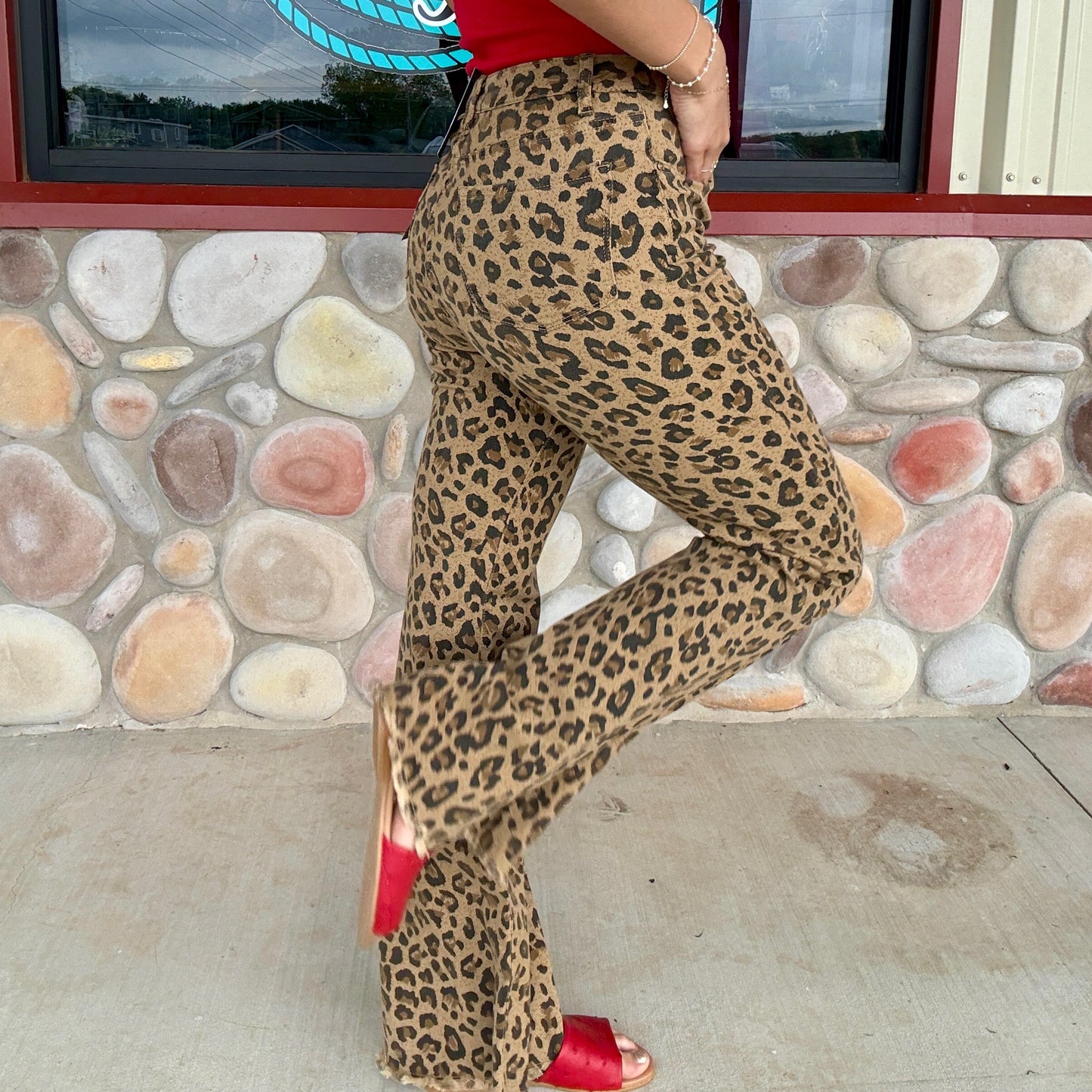 Wild Side Leopard Flares (Regular & Plus Size)