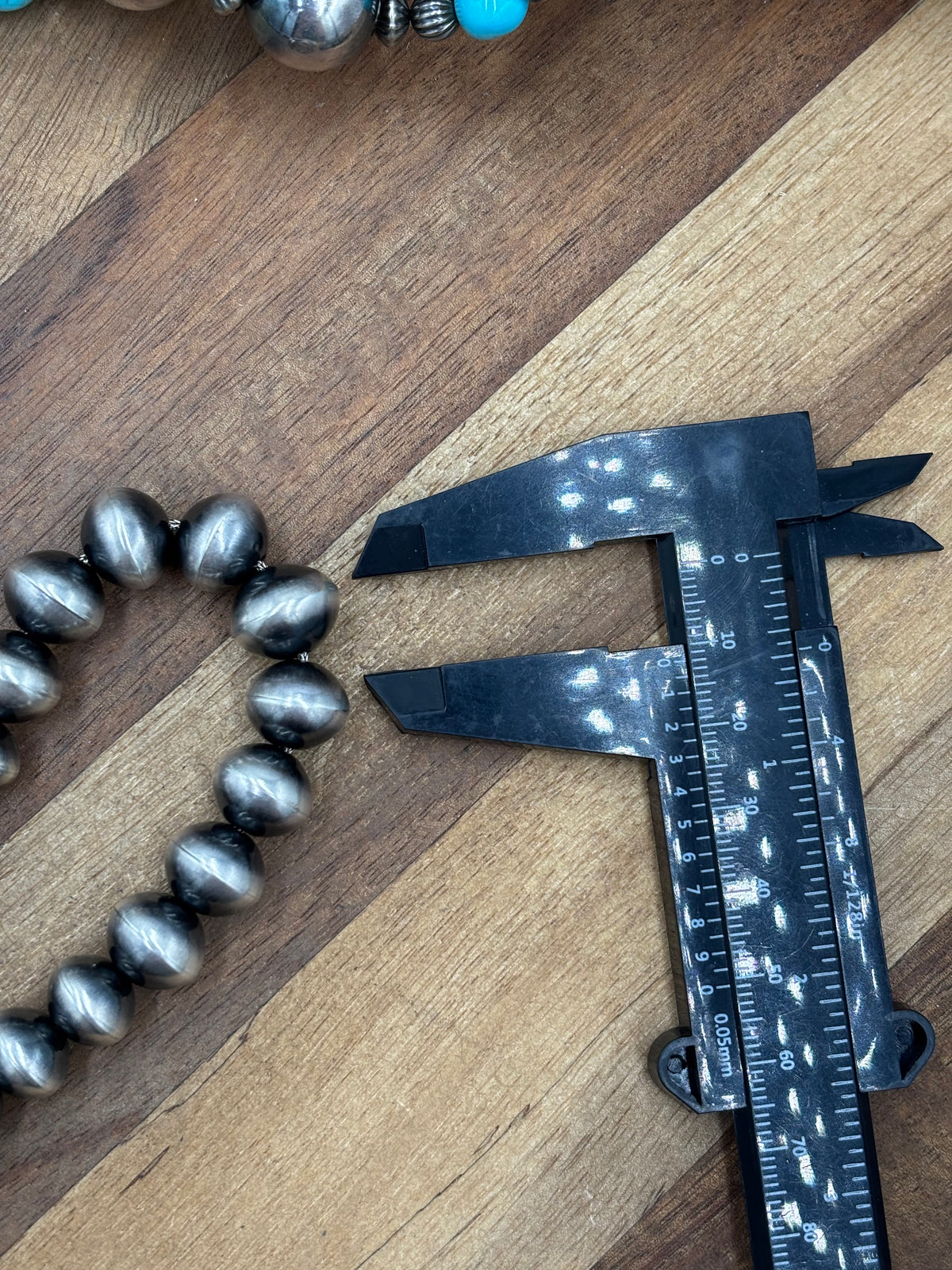 20” 12mm Navajo Pearls #911-17 by Ruby BH, Navajo