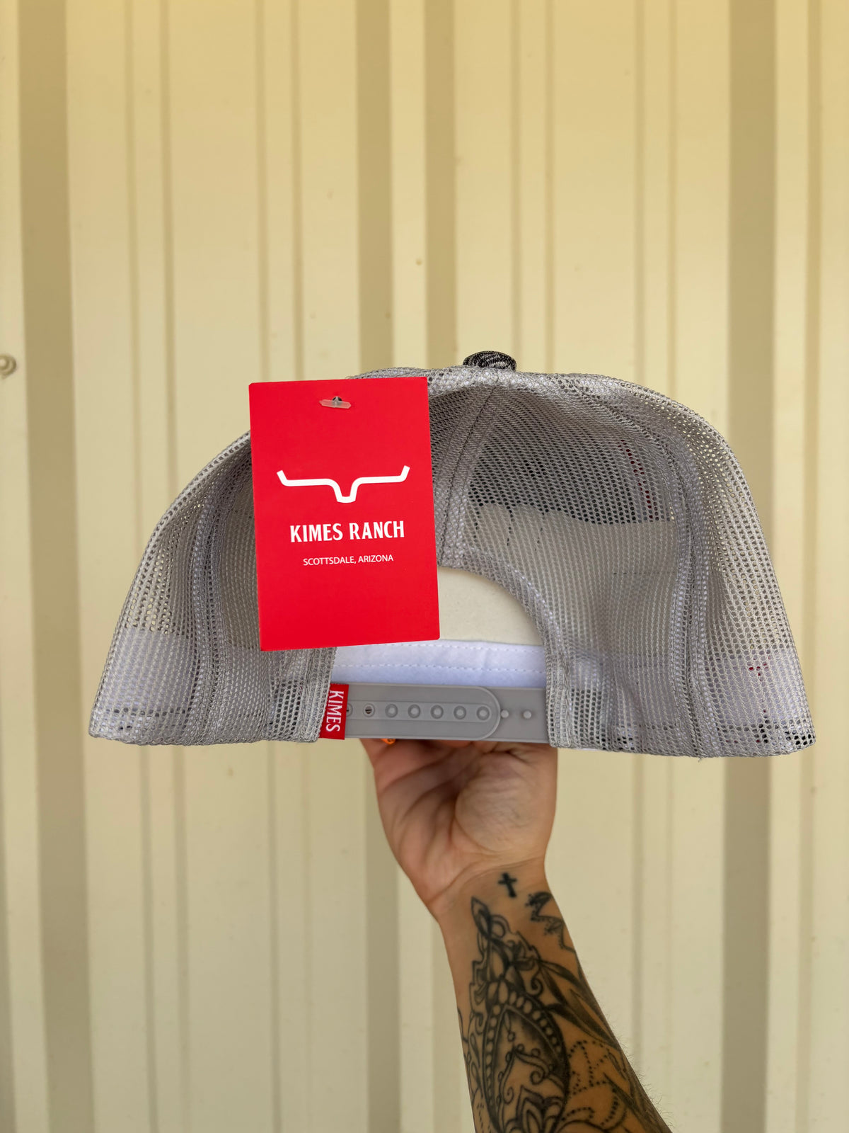 Banner Ventilated Hat Grey by Kimes