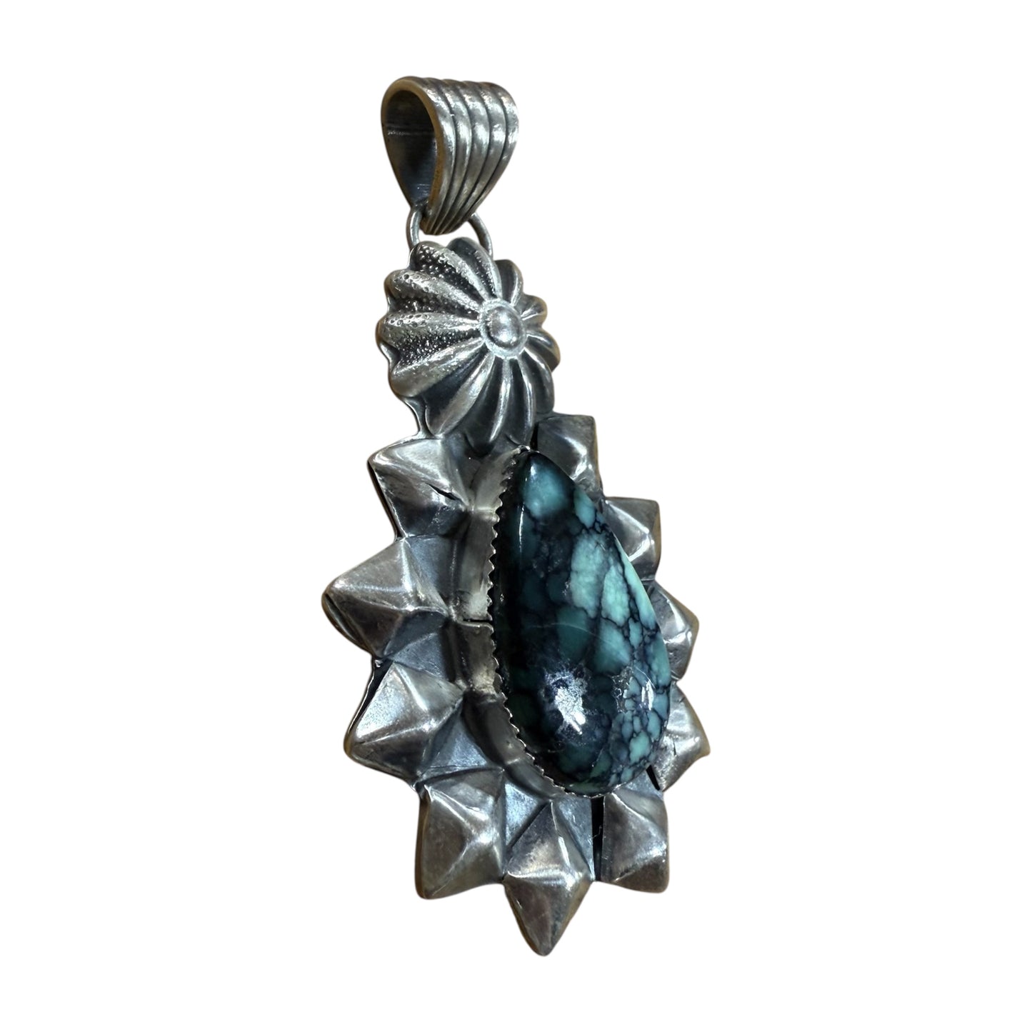 Emerald Rose Pendant by Ned Nez