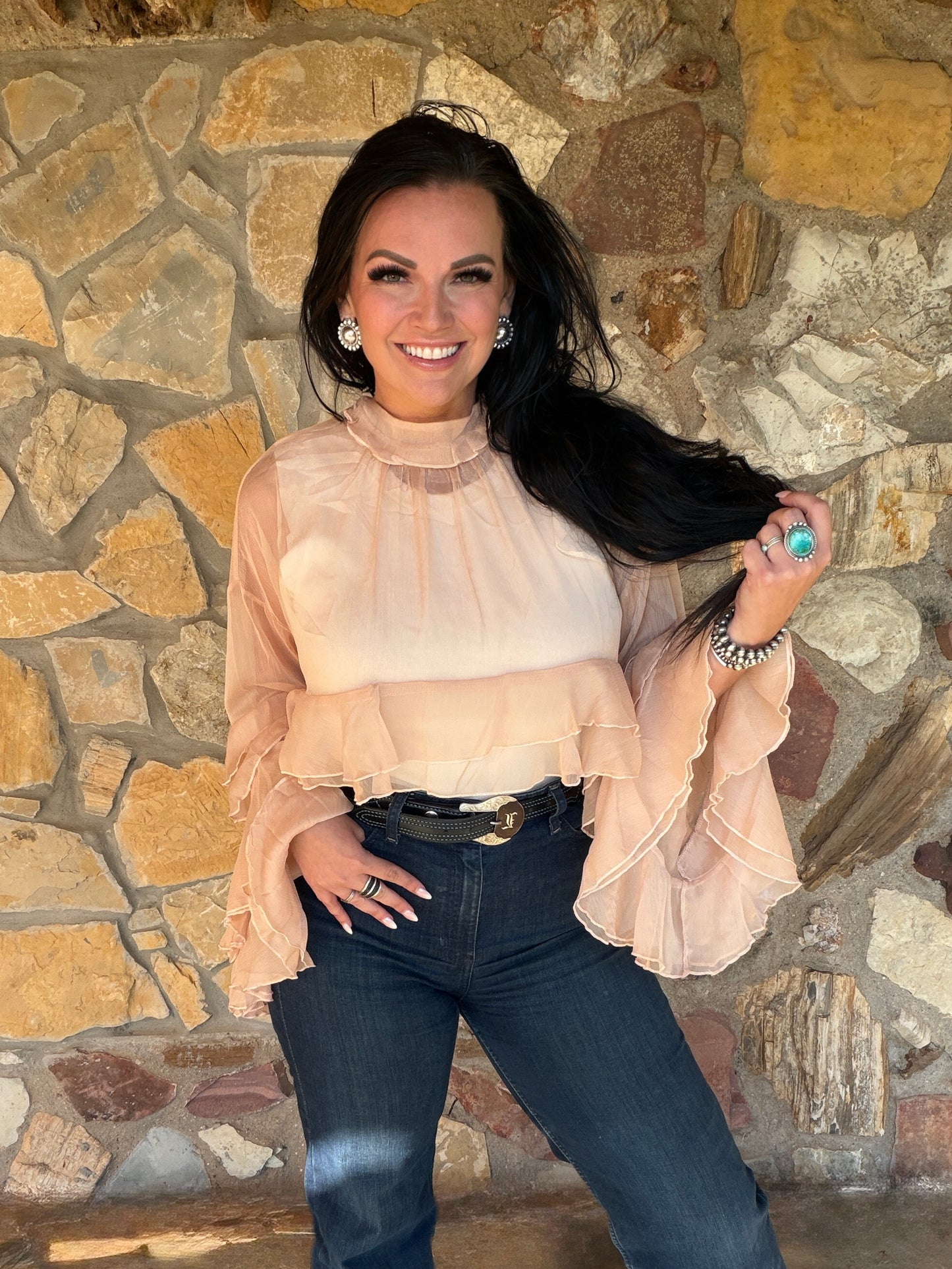 The Georgia Ruffle Blouse