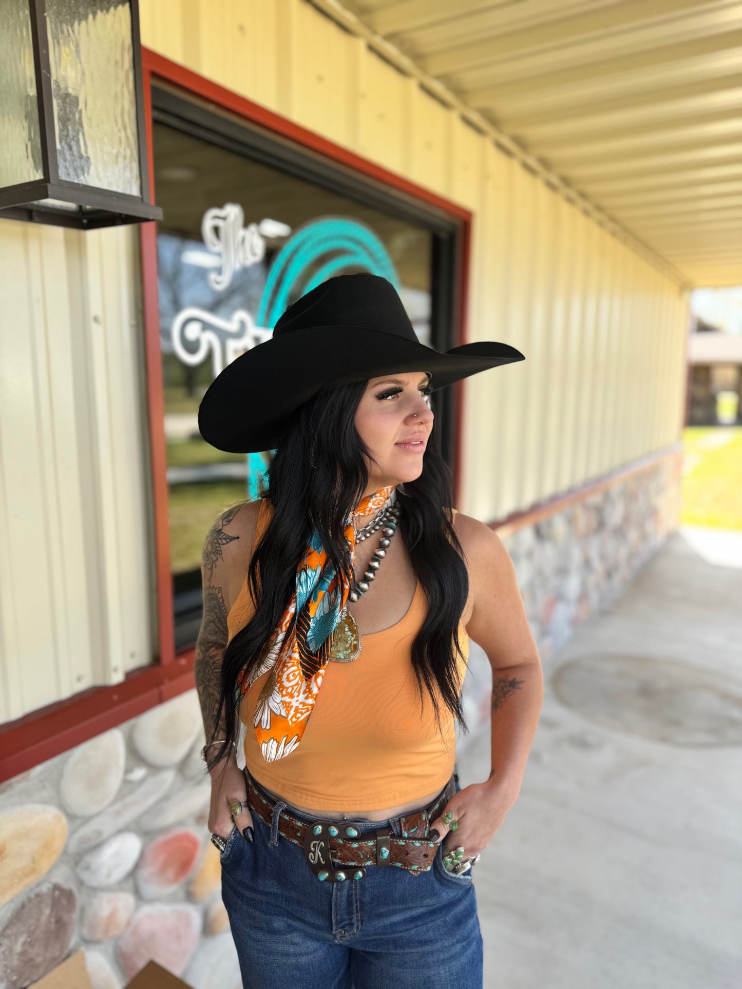 The Trailblazer – 4X Black Cowboy Hat (Minnick Crease, Unisex)