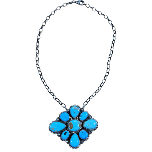 16" Kingman Cluster Necklace Elouise Kee