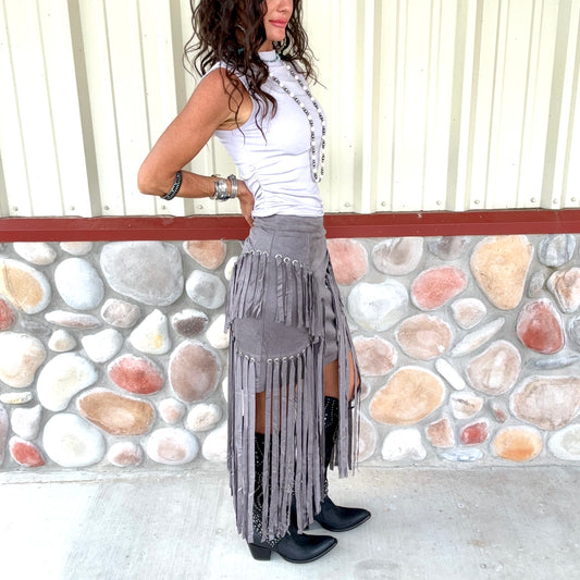 Iron Horse Suede Skirt