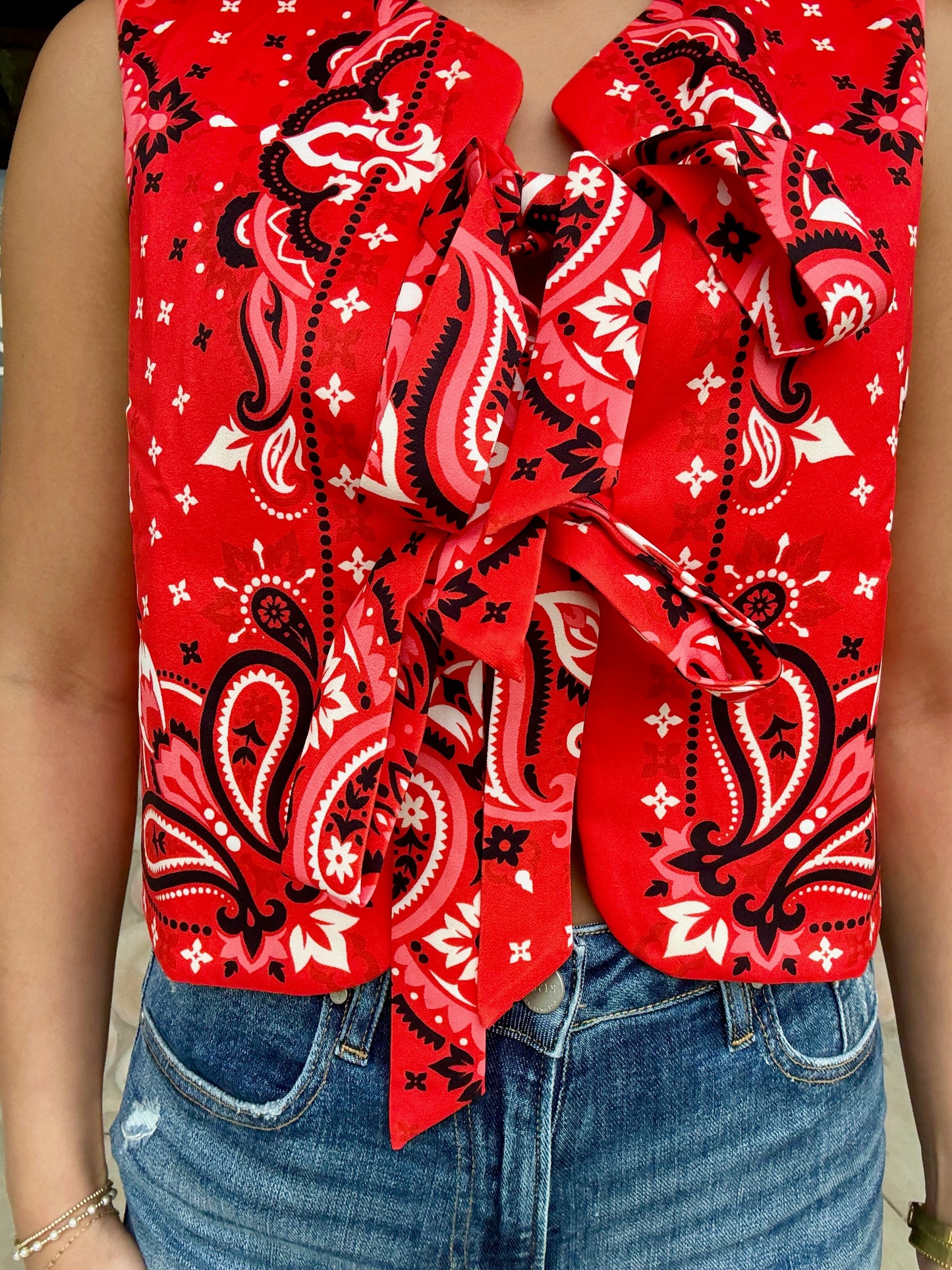 The Red Dirt Rodeo Bow Tie Vest