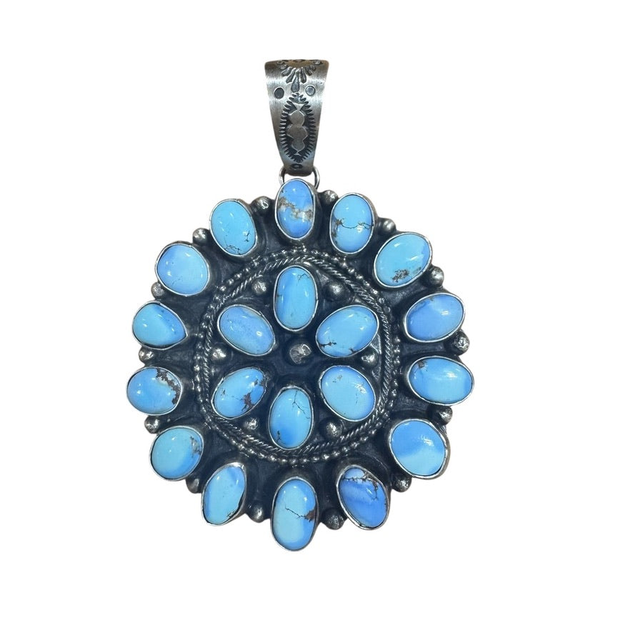 Golden Hills Cluster Pendant by Ella Peters