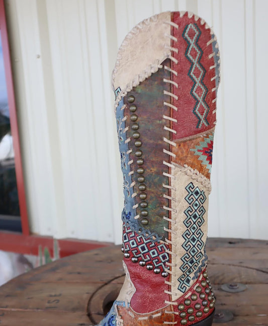 Double D Ranch by Old Gringo Blowout Blue Boot Sizes 6, 7, 9.5