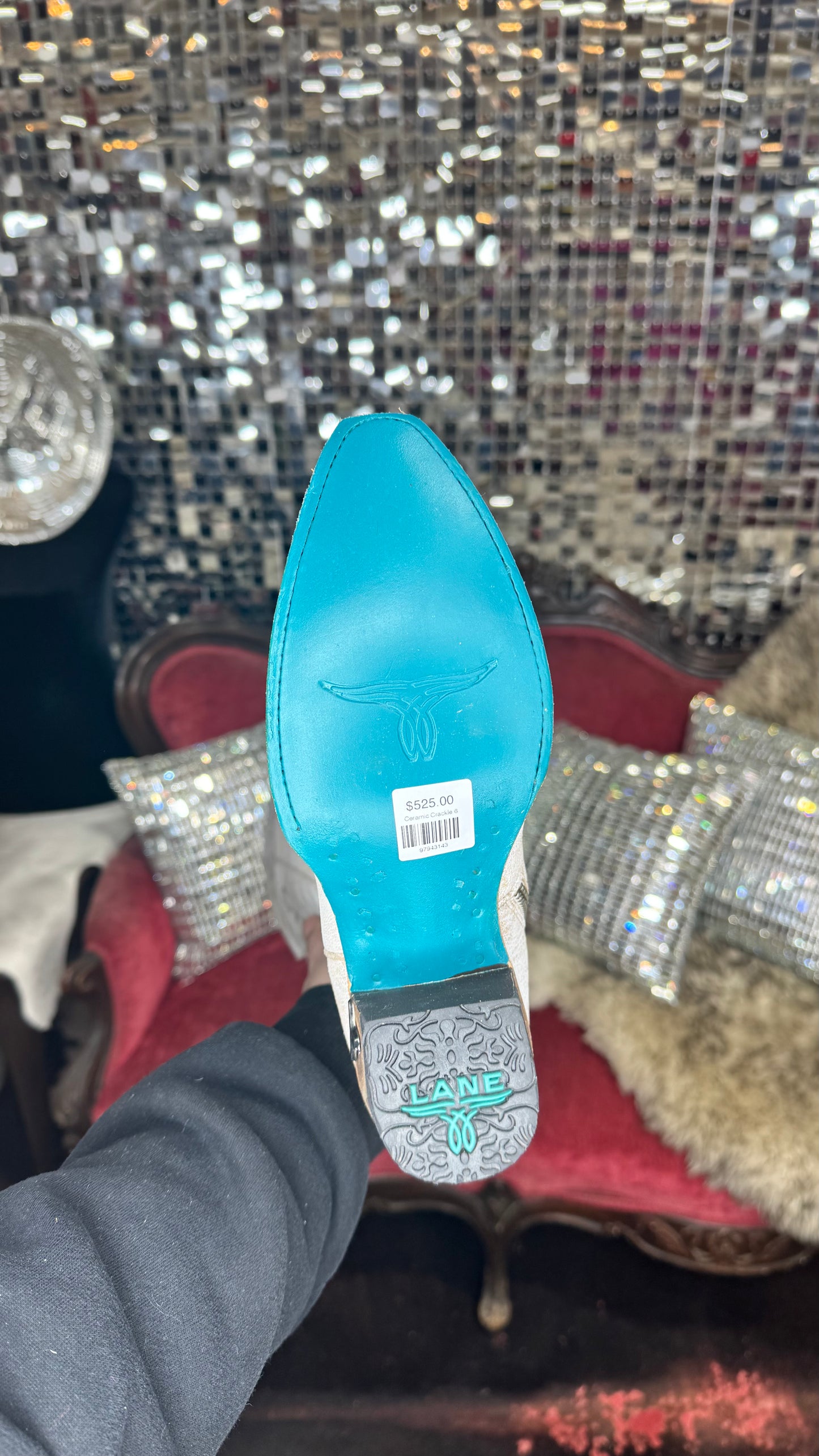 Lane Lexington OTK Ceramic Crackle Boot