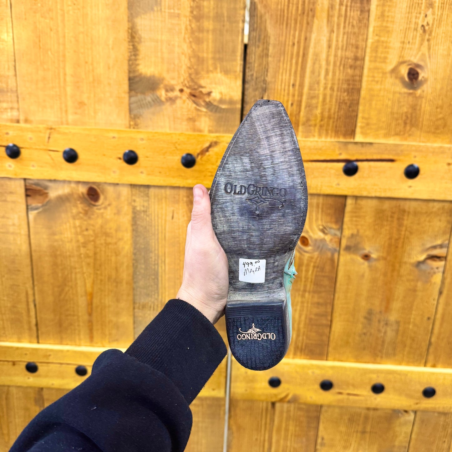 Old Gringo Ladies Mayra Bis Vesuvio Aqua Snip Toe Boots L1213-5