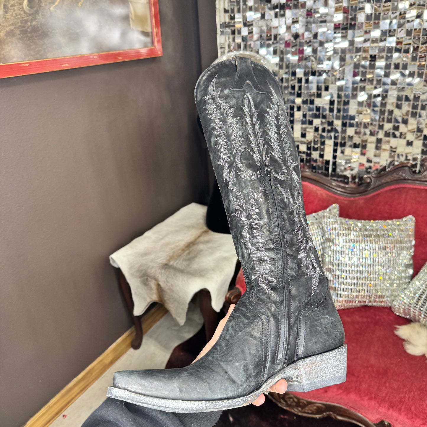 Old Gringo Ladies Mayra Black Pointed Toe Boots L601-2