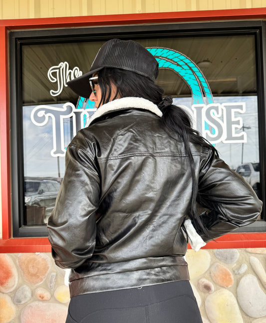 The Cool Girl Black & White Jacket