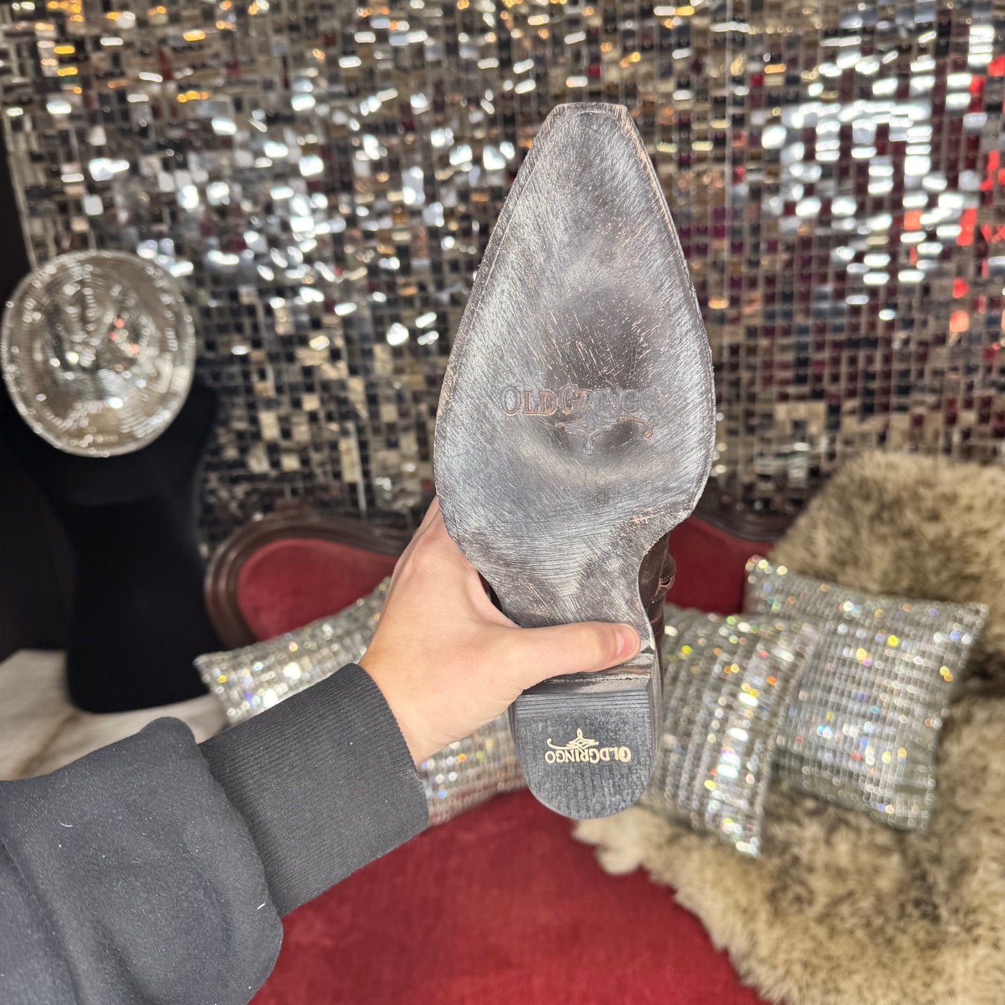 Old Gringo Ladies Mayra Relaxed Fit Brass Snip Toe Boots L1213-4