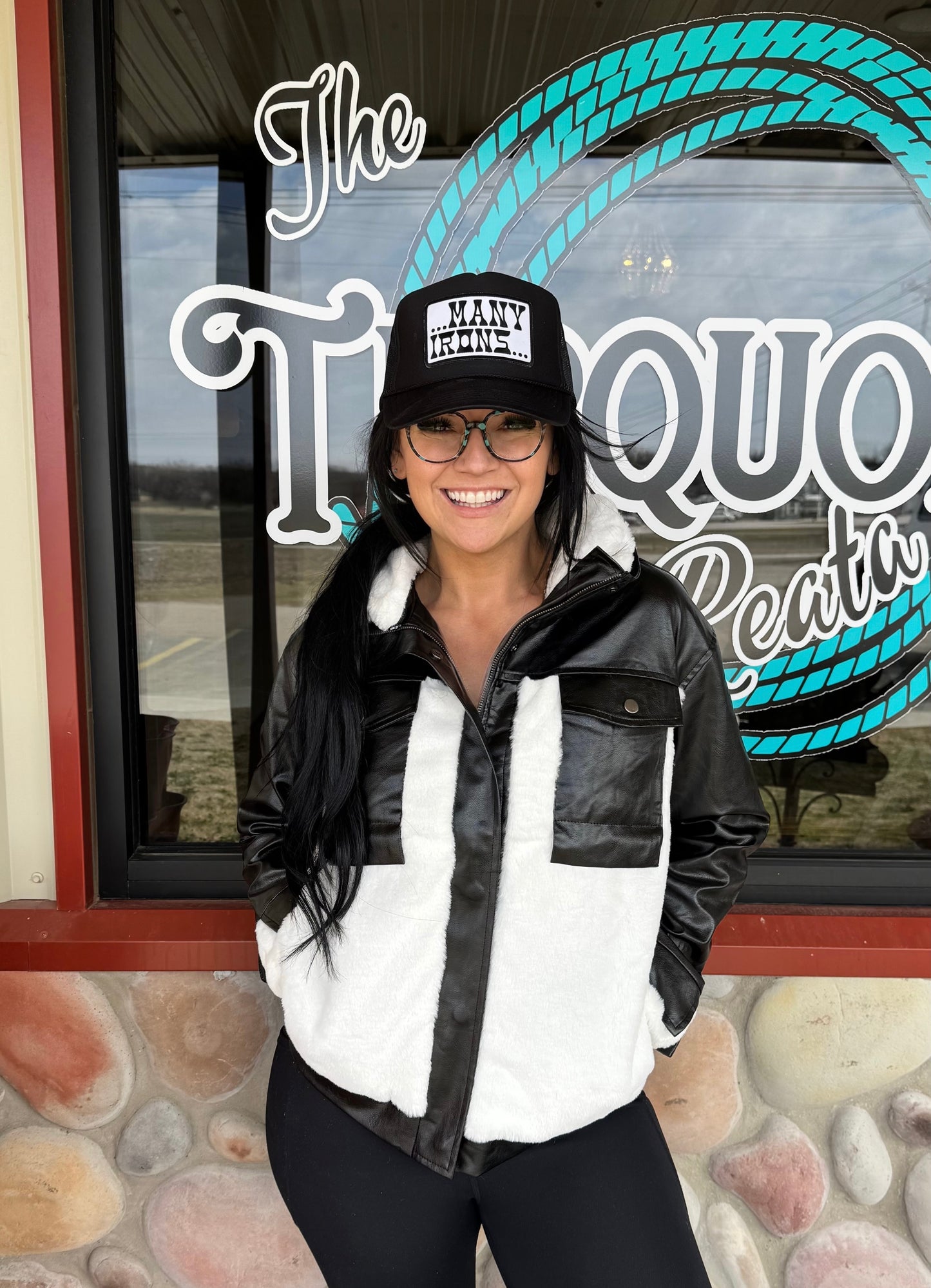 The Cool Girl Black & White Jacket