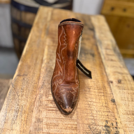 Liberty Black Ladies Avery Boho Drica Red Brown Ankle Boots LBOL-711816