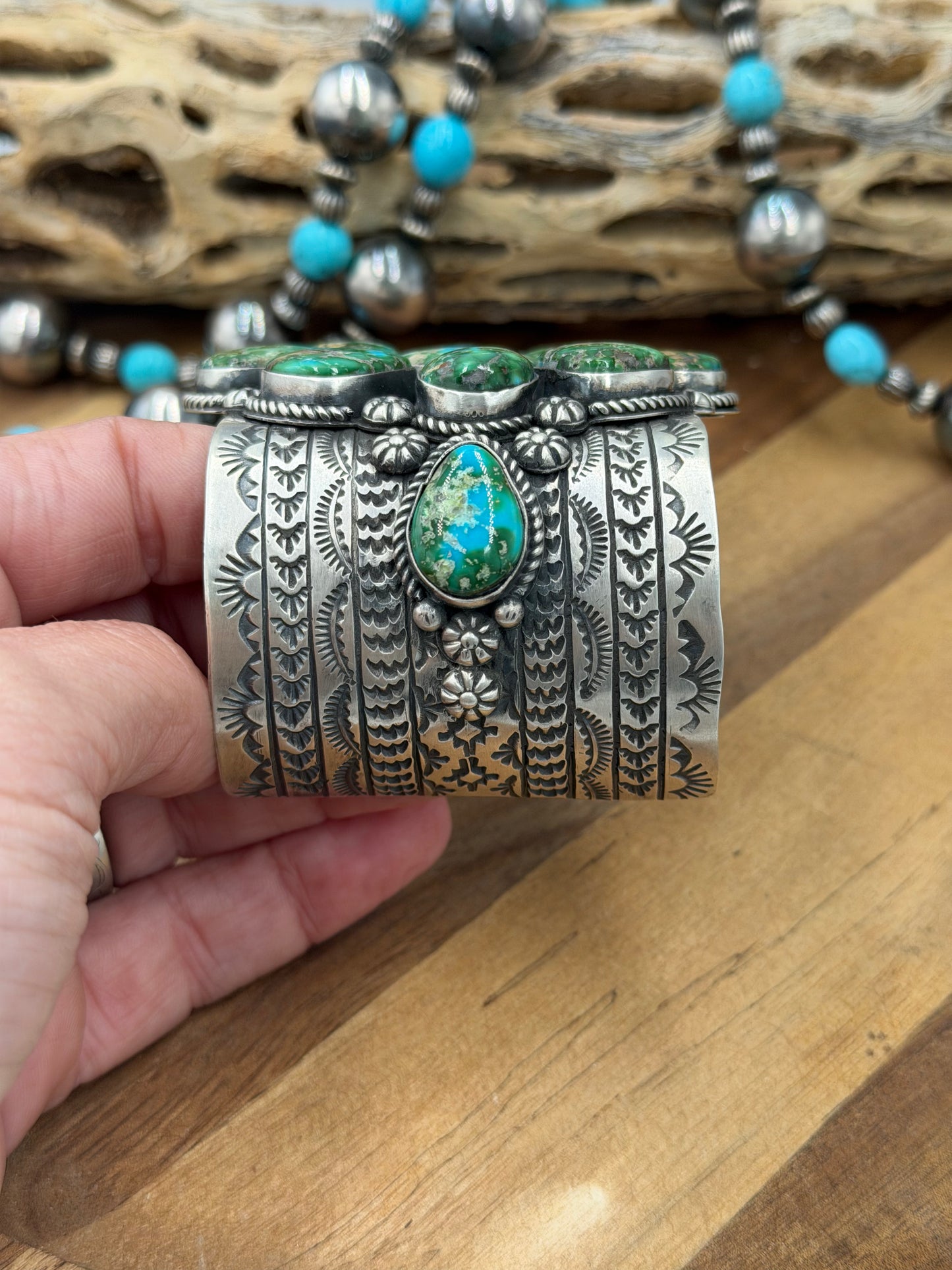 Sonoran Gold #92-14 Cuff by Rick Enriquez X Donovan Skeet, Navajo