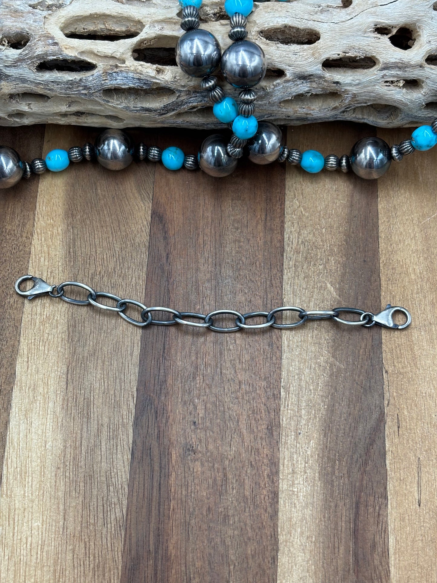 XXL Double Clasp Sterling Silver Extender 5.5”