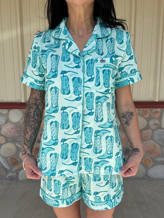 Turquoise Boot Set Regular & Plus