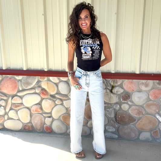 Diamond Trail Studded Jeans