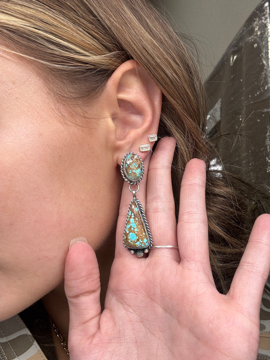 Mine #8 #812-12B Earrings by Chassity Belone, Navajo